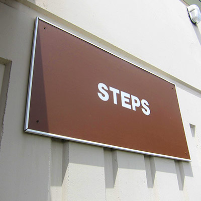 steps automotive sign